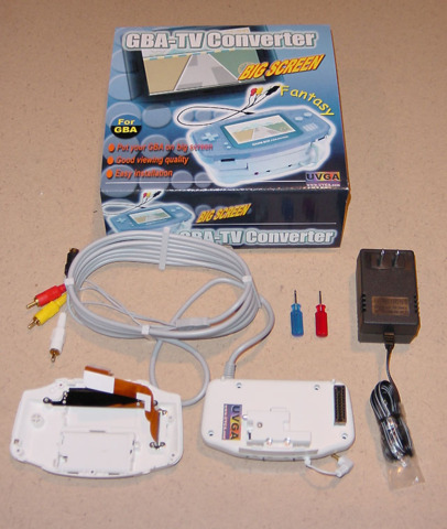 Gameboy advanced TV converter