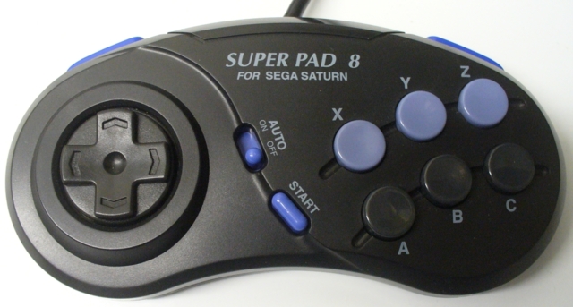 Sega Saturn SuperPad Controller