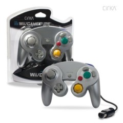 Wired Controller for Wii/ GameCube (Silver)