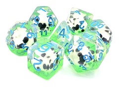 OSD 7 Piece DnD RPG Dice Set: Animal Kingdom - Panda Party