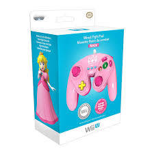 Wii U Wired Fight Pad - Peach