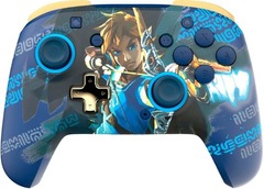 PDP - REMATCH GLOW Wireless Controller Link Hero For Nintendo Switch, Nintendo Switch - OLED Model - Blue