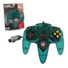 TeknoGame Wired N64 Controller Teal