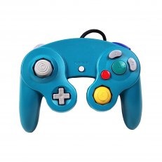 Wired Controller for Wii/ GameCube Teal