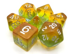 OSD 7 Piece DnD RPG Dice Set: Gradients - Springtime Blossom