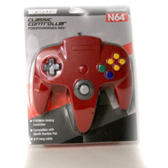 TeknoGame Wired N64 Controller Red
