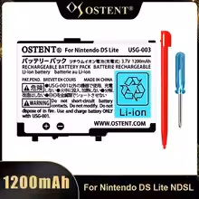 Nintendo DS Lite Battery - Ostent 3.7V 1,200mAh