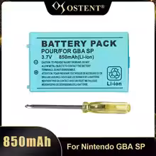GBA SP Battery - Ostent 850mAh
