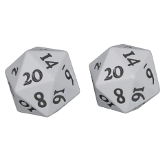 Heavy Metal 2 D20 Vivid White Dice Set