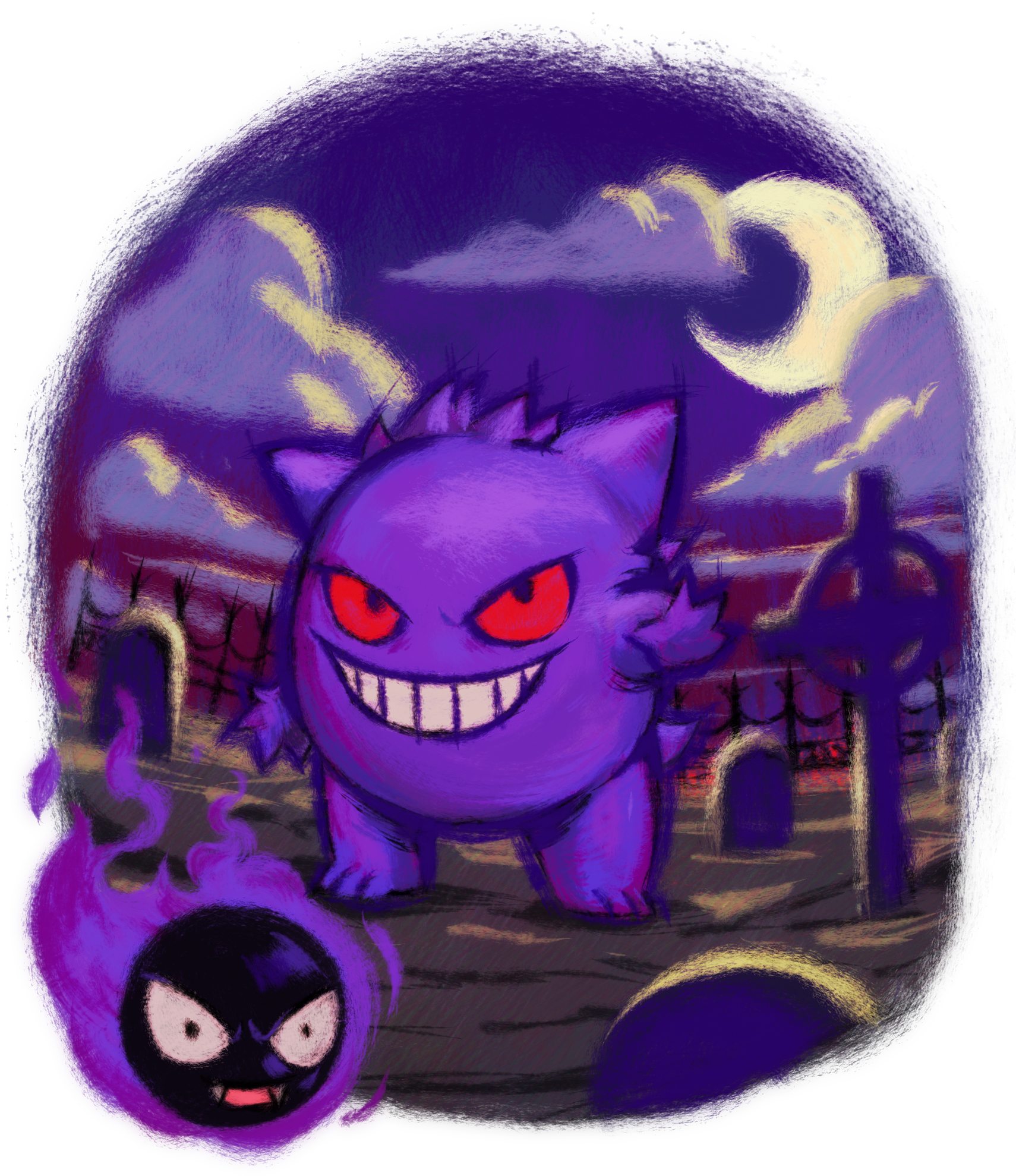 Gengar Acrylic Charm