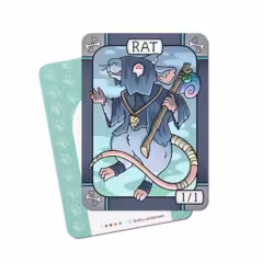 Rat Token - Custom Tokens by Leah Andersen