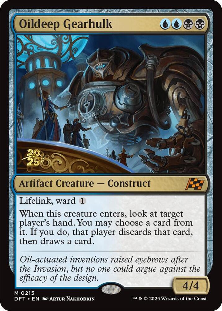 Oildeep Gearhulk - Foil - Prerelease Promo