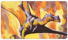 The Lost Caverns of Ixalan Bonehoard Dracosaur Standard Gaming Playmat for Magic: The Gathering