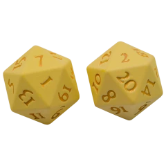 Heavy Metal 2 D20 Vivid Yellow Dice Set