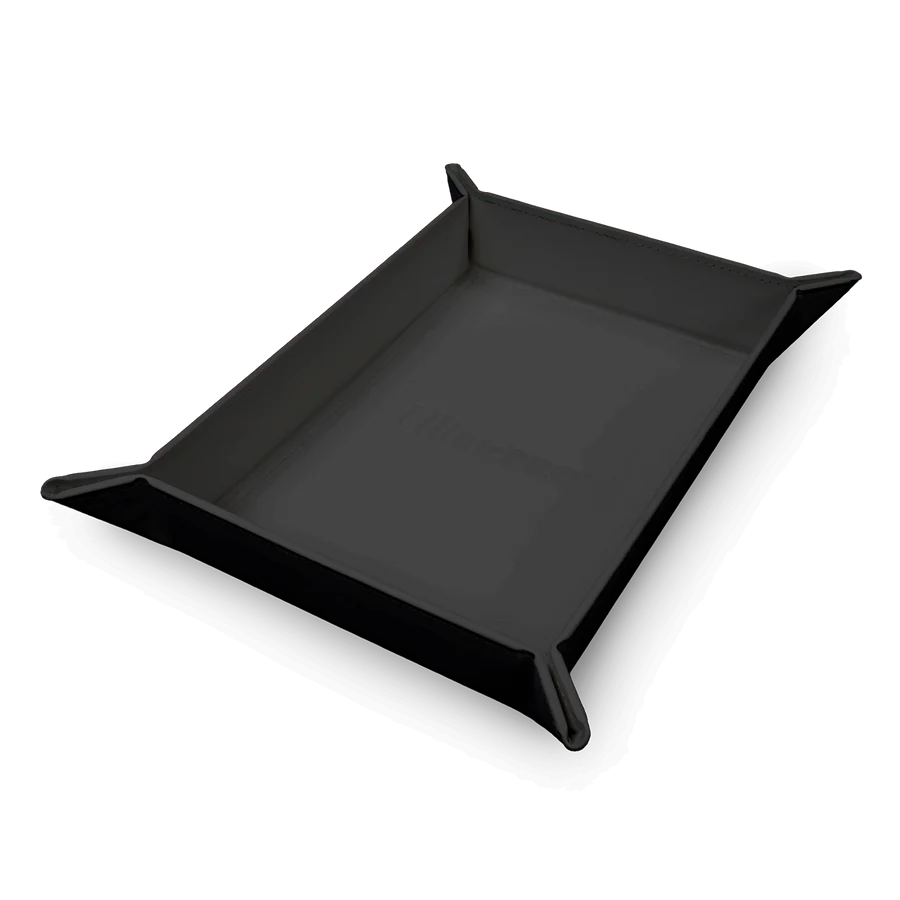 Dice Rolling Tray Foldable Magnetic Black