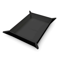 Dice Rolling Tray Foldable Magnetic Black