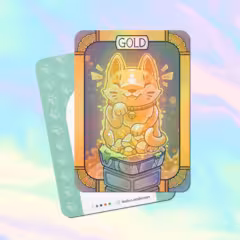 Gold Token (Foil) - Custom Tokens by Leah Andersen