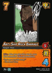 Anti-Ship Rock Barrage