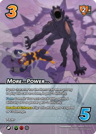 More...Power... (XR) - 1st Edition