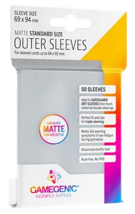 Gamegenic - Outer Sleeves Standard Size