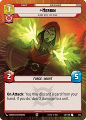 Merrin - Alone with the Dead - Hyperspace - Foil