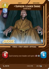 Supreme Leader Snoke (Promo Judge)