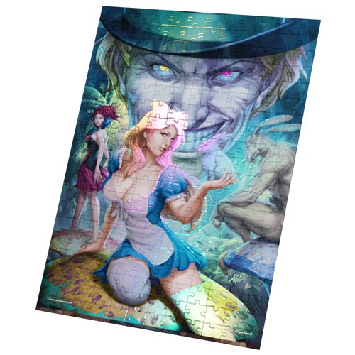 Grimm Fairy Tales Alice in Wonderland Foil Puzzle