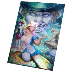 Grimm Fairy Tales Alice in Wonderland Foil Puzzle