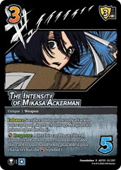 The Intensity of Mikasa Ackerman - Foil