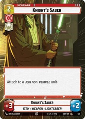 Knight's Saber - Hyperspace - Foil