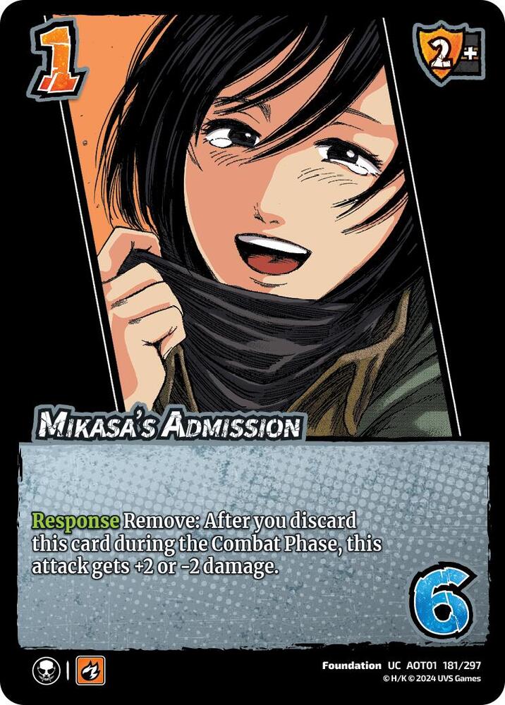 Mikasas Admission