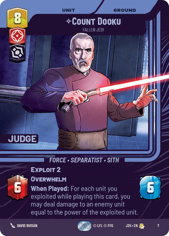 Count Dooku - Fallen Jedi (Judge Promo)