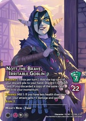 Nott the Brave, Irritable Goblin - Alternate Art - Foil
