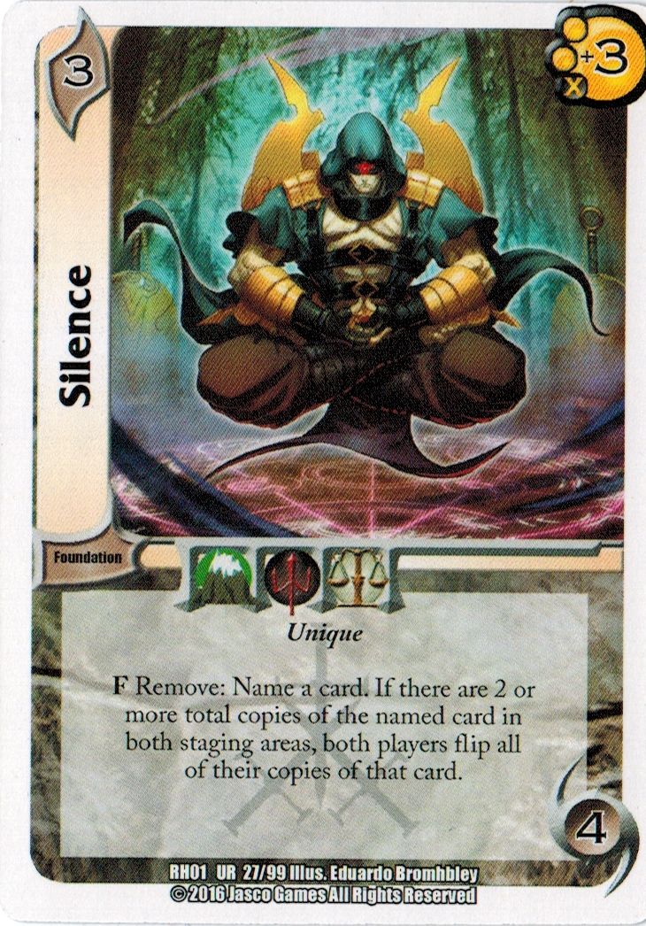 Silence (white border)