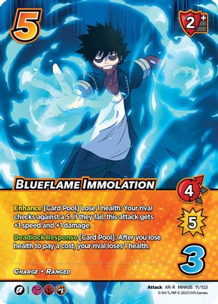 Blueflame Immolation (XR) - 1st Edition