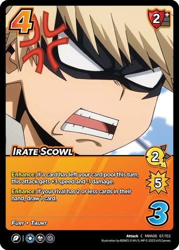 Irate Scowl - 1st Edition
