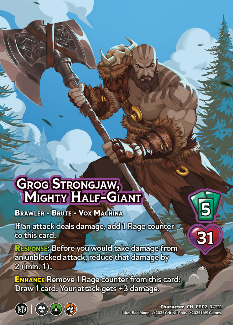 Grog Strongjaw Mighty Half-Giant