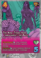 The Nine Titans from throughout the Ages