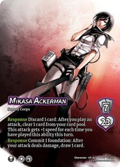 Mikasa Ackerman - Alternate Art - Foil
