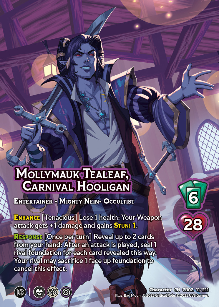 Mollymauk Tealeaf Carnival Hooligan