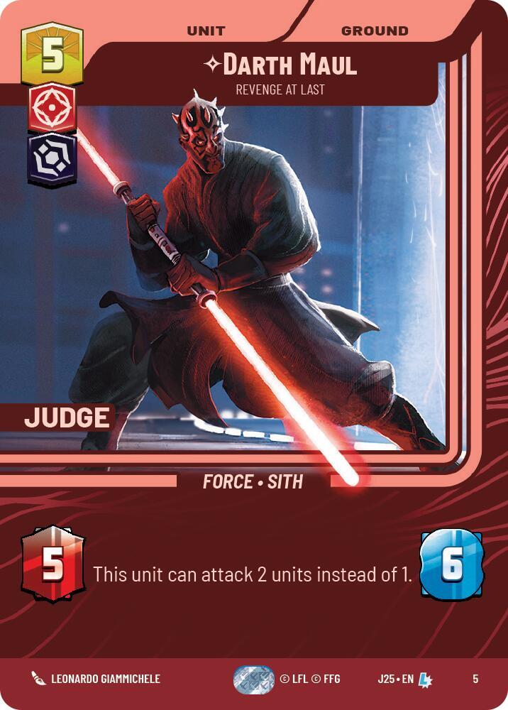 Darth Maul - Revenge at Last (Judge Promo)