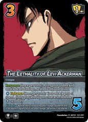The Lethality of Levi Ackerman - Foil