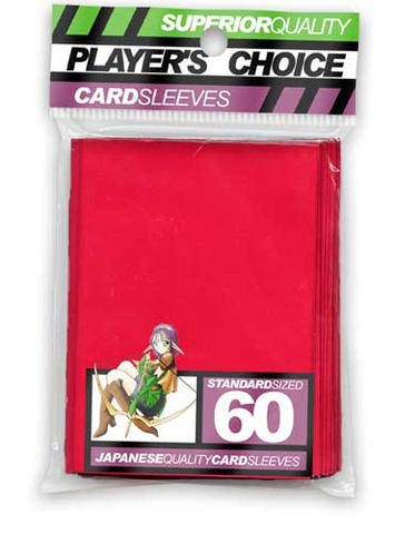 Players Choice Standard Red Sleeves