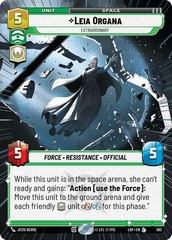 Leia Organa - Extraordinary - Hyperspace - Foil