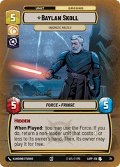 Baylan Skoll - Enigmatic Master - Weekly Play Promo Foil