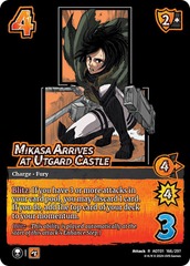 Mikasa Arrives at Utgard Castle - Foil
