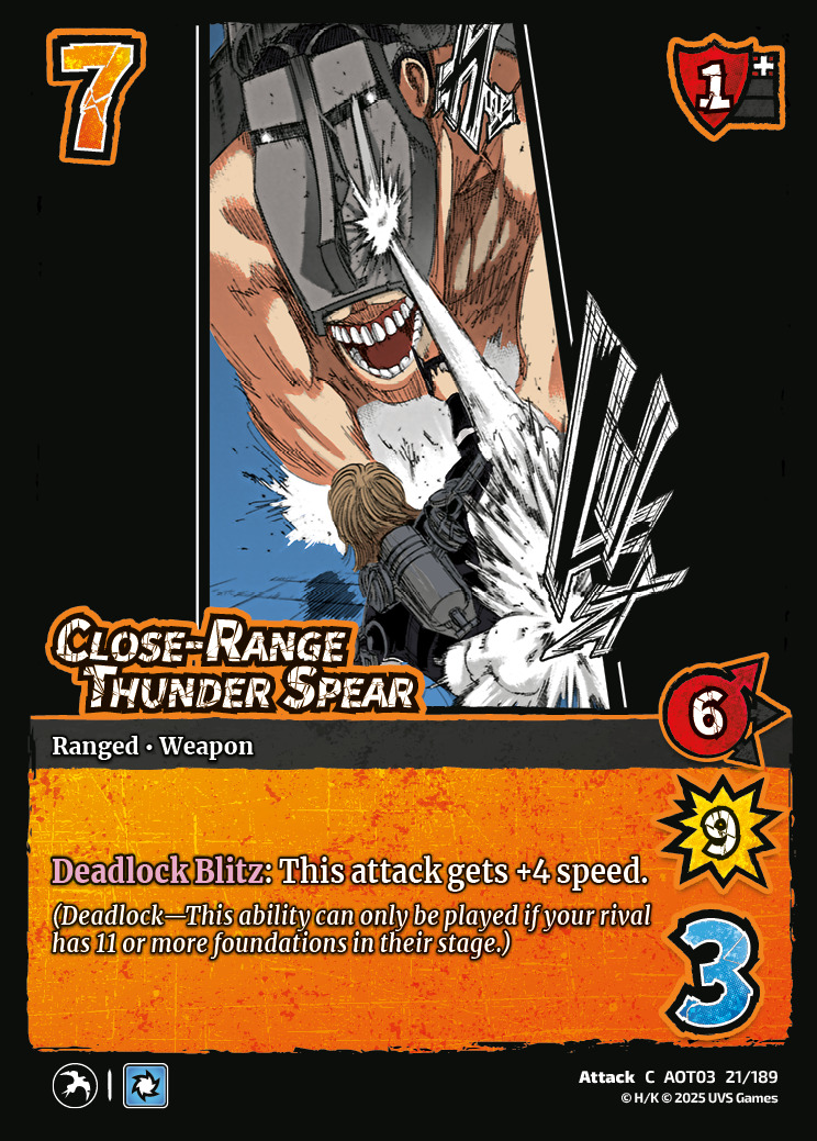 Close-Range Thunder Spear