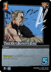 Take Out Both Its Eyes