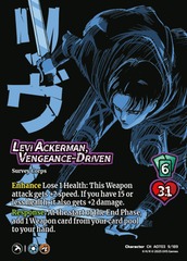 Levi Ackerman, Vengeance-Driven
