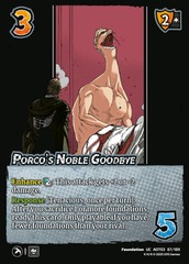 Porco's Noble Goodbye